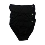 Mom's Lab Kadın Modal Bikini Siyah 3'Lü;Siyah L