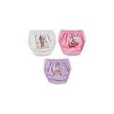 Mom's Lab Kız Çocuk Poopes 3'Lü Kombin Alıştırma Külodu;Beyaz-Pembe-Lila 3-4 Yaş,MOYM8701253192502