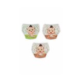 Mom's Lab Poopes Yıkanabilir 3 Lü Kombin Erkek Mio Figürlü Alıştırma Külodu 1-2-3-4 Yaş;Yeşil-Kahverengi 2-4 Yaş