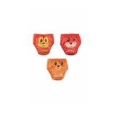 Mom's Lab Poopes Yıkanabilir 3'Lü Kombin Sevimli Hayvanlar Alıştırma Külodu 1-2-3-4 Yaş;Unisex 3-4 Yaş