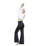 Mom's Lab Women Kadın Çelik Örme Ispanyol Paça Toparlayıcı Tayt Siyah;Siyah M,umt86900000125582