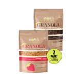 Mom's Natural Foods 2'Lİ GRANOLA - ÇİLEK CHIA 280 G - KAKAO FINDIK 280 G