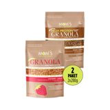 Mom's Natural Foods 2'Lİ GRANOLA ÇİLEK CHIA 280 G - YER FISTIĞI 280 G