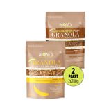 Mom's Natural Foods 2'Lİ GRANOLA - MUZ CEVİZ 280 G - YER FISTIĞI 280 G