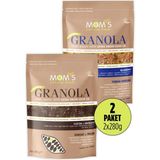 Mom's Natural Foods 2'Lİ GRANOLA - YABANMERSİN'İ 280 G - KAKAO FINDIK 280 G - 560 gr