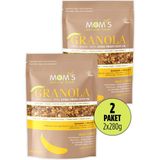 Mom's Natural Foods 2'li Muz - Ceviz Granola 280 G - 560 gr