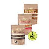 Mom's Natural Foods 3'LÜ GRANOLA KAKAO-FINDIK 280 G / ÇİLEK-CHIA 280 G / YER FISTIKLI 280 G