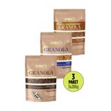 Mom's Natural Foods 3'LÜ GRANOLA KAKAO-FINDIK 280 G / YABAN MERSİNİ 280 G / YER FISTIKLI 280 G