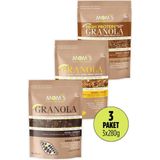 Mom's Natural Foods 3'lü granola YerF280G / Muz280G / Kakao280G - 840 gr