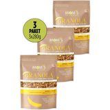 Mom's Natural Foods 3'lü Muz-Ceviz Granola 280 gr - 840 gr