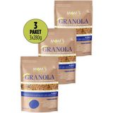 Mom's Natural Foods 3'lü Yaban Mersini Granola 840 gr Meyveli Sağlıklı Atıştırmalık