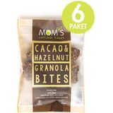 Mom's Natural Foods 6'lı Glutensiz Kakao & Fındık Granola Bites 240 gr Meyveli Paket