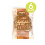 Mom's Natural Foods 6'lı Glutensiz Yer Fıstığı & Kakao Granola Bıte