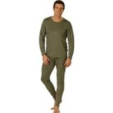 Momslab 2002 Askeri Erkek Termal Atlet Tayt Alt Üst İçlik Takım (haki/L/XL)