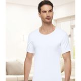 Momslab 3'lü Paket Açık Yaka Erkek Fanila, Beyaz, 3XL