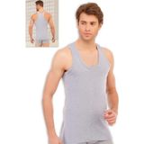 Momslab 4'lü Gri Paket Erkek Rambo Atlet, GRİ, l