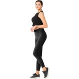 Momslab 618 Fitilli Kadife Tayt Siyah Xl