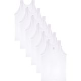 Momslab 6'lı Penye Klasik Erkek Atlet, 5, zc3120010110112, Beyaz