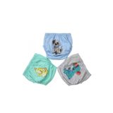 Momslab Alıştırma Külodu Erkek Bebek Sevimli 3'lü (renkli / 2-3 Yaş)