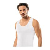 Momslab Beyaz Erkek Korse Atlet 650 (BEYAZ/M)