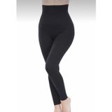 Momslab Bonbonetti Kadın 2 Beden Küçük Gösteren Yüksel Bel Dikişsiz Korse Tayt Siyah 3Xl