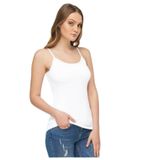 Momslab Elastan Likralı Pamuklu İp Askılı Atlet, S, nıçmşrcmttkelitbynipatletbyz, Beyaz, Kadın