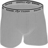 Momslab ERKEK 6 LI PAKET GRİ LİKRALI BOXER (GRİ/XL)