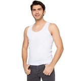 Momslab Erkek Beyaz Atlet%100 Pamuk 7'Li Paket, Beyaz, l-xl