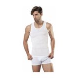 Momslab Erkek Beyaz Slim N Lift Korse Atlet 2010 (Beyaz/L)