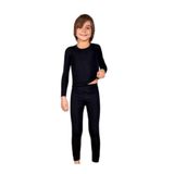 Momslab Erkek Çocuk Termal Alt- Üst Set Takım Siyah (SİYAH / 5-7 Yaş)