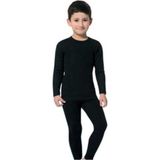 Momslab Erkek Çocuk Termal Alt-Üst Takım Siyah Nefes Alabilen Polyester Malzeme ile Konforlu Kullanım