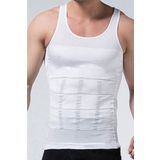 Momslab Erkek Korse Atlet (BEYAZ VE SİYAH/S)
