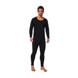 Momslab Erkek Siyah Termal Şardonlu Thermo Cool Uzun Kol Takım (Siyah/M)