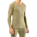 Momslab Erkek Termal Fanila Içlik Kısa Kol Şardonlu Atlet (Haki/L)