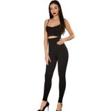 Momslab Fit Beden Incelten Korse Tayt (SİYAH / 46-48)