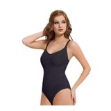 Momslab Formangel Kadın Siyah Çıtçıtlı Slip Body Korse (Siyah/M)