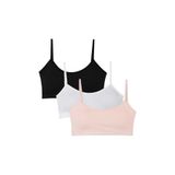 Momslab Genç Kız Pedli İp Askılı Spor Sütyeni 3'lü Paket, M, 67TYGRE54TRDGFV, Asortı, Kız çocuk