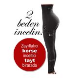 Momslab Iki Beden Inceltici Korse Tayt (Yok/S)