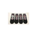 Momslab Kadın Babet Çorap, Siyah-Beyaz-Gri, 36-40 Beden, Set of 4