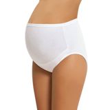 Momslab Kadın Beyaz Pamuklu Hamile Külot 0540 (Beyaz/M)