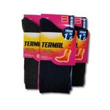 Momslab Kadın Karışık Renk 3 Çift Şirin Termal Kışlık Çorap Termal Kışlık Çorap