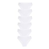 Momslab Kadın Lazer Dikişsiz Seamless Külot 6lı (BEYAZ/L/XL)