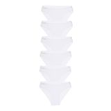 Momslab Kadın Lazer Dikişsiz Seamless Külot 6lı (BEYAZ/M/L)