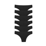 Momslab Kadın Lazer Dikişsiz Seamless Külot 6lı siyah (siyah/M/L)