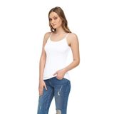 Momslab Kadın Modal İp Askılı Paket Atlet 6'lı, XL, moms51247, Beyaz