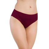Momslab Kadın Siyah 3'Lü Paket Nefes Alan Doku Bato Külot (Bordo/M/L)