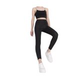 Momslab Kadın Siyah Disko Yüksek Bel Toparlayıcı Günlük Spor Şık Rahat Push Up Slim Fit Parlak Disco Tayt (Siyah/XL)