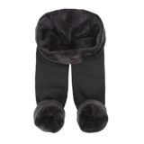 Momslab Kadın Siyah İçi Peluş Termal Tayt (siyah/S/M)