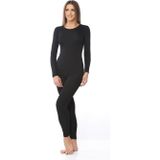 Momslab Kadın Siyah Termal Içlik Alt Üst Takım Termal Takım Siyah 3Xl