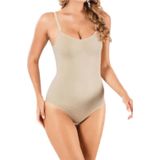 Momslab Kadın Ten Çıtçıtlı Body Korse 9016 (Ten/S)